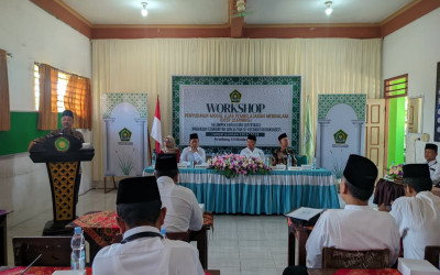 Guru Madrasah Tsanawiyah dan Aliyah se-Kecamatan Dukuhseti Gelar Workshop Pembuatan Modul Ajar Pembelajaran Mendalam